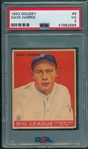 1933 Goudey #9 Dave Harris PSA 3