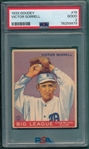 1933 Goudey #15 Victor Sorrell PSA 2