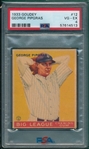 1933 Goudey #12 George Pipgras PSA 4