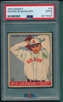 1933 Goudey #16 George Blaeholder PSA 2