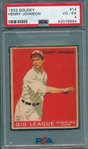 1933 Goudey #14 Henry Johnson PSA 4
