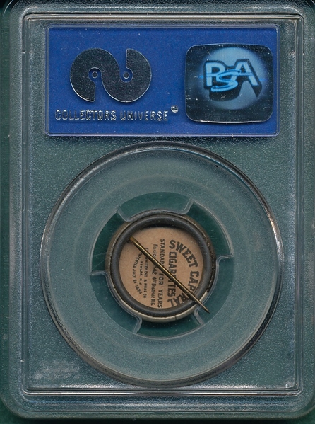 1910-12 Sweet Caporal Pin, George Stone, PSA 7