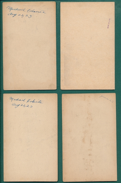 1921 Exhibits Lot of (4) Phillies W/ Fletcher