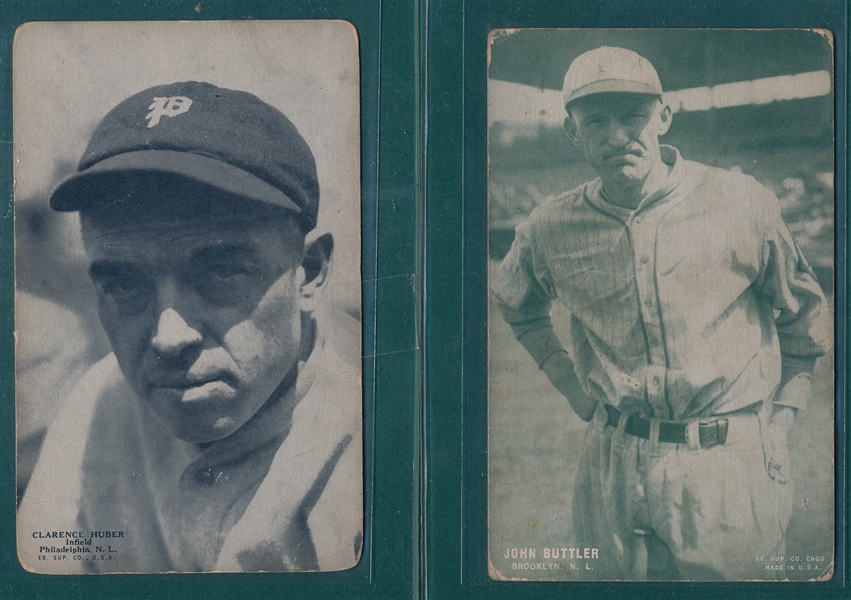 1926/27 Exhibits Huber & Butler, Lot of (2)