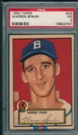 1952 Topps #33 Waren Spahn PSA 3