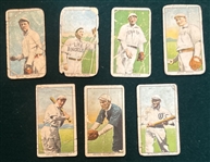 1909 T212-1 Obak Cigarettes Lot of (7) W/ Murphy