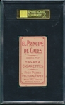 1909-1911 T206 Jennings, Two Hands, El Principe De Gales, SGC 40