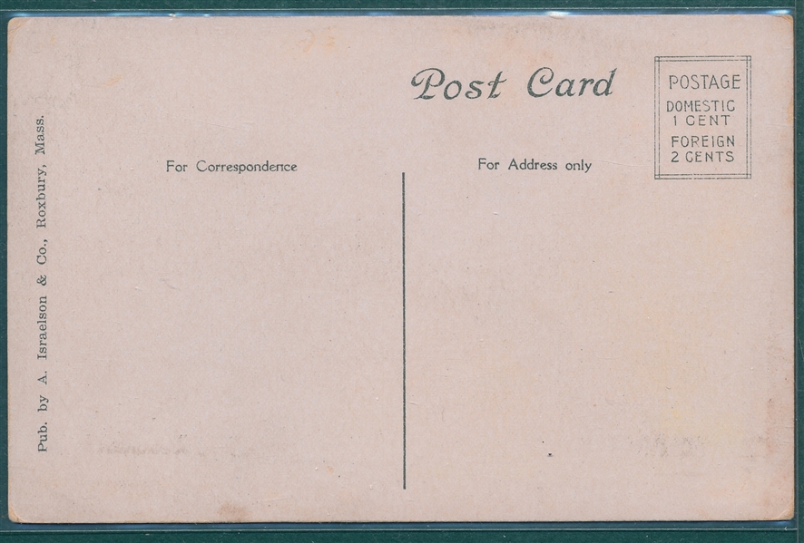 1910s Mason Brothers Post Card, Fenway Park