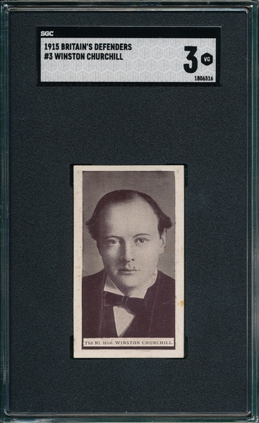 1915 Britain's Defenders Winston Churchill SGC 3