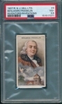 1907 R & J Hill #4 Benjamin Franklin PSA 3.5