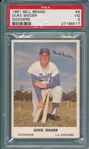 1961 Bell Brand #4 Duke Snider PSA 3