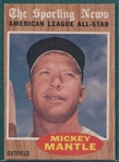 1962 Topps #471 Mickey Mantle, AS