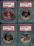 1964 Topps Coins Lot of (4) W/ Pascual PSA 7