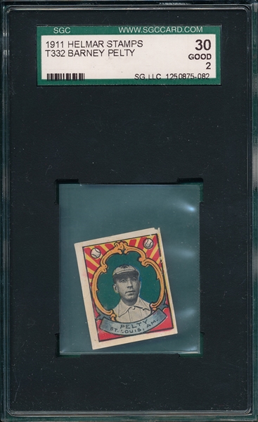 1911 T332 Pelty Helmar Stamps SGC 30 *Low Pop*