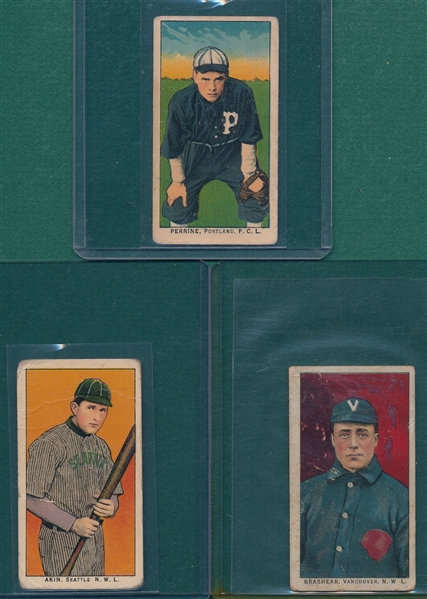 1910-11 T212 Lot of (7) W/ Akin