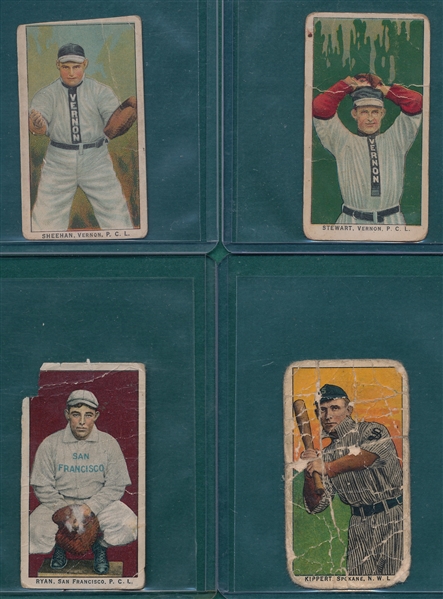 1910-11 T212 Lot of (7) W/ Akin