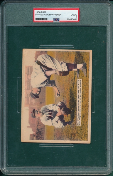 1936 R312 Vaughn/Wagner PSA 2