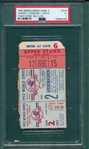 1955 World Series Game 2, Yankees vs. Dodgers, PSA 3