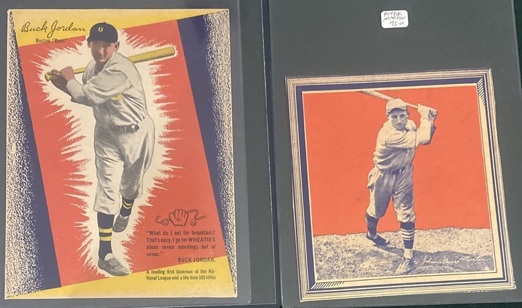 1935-37 Wheaties Lot of (5) W/ Medwick