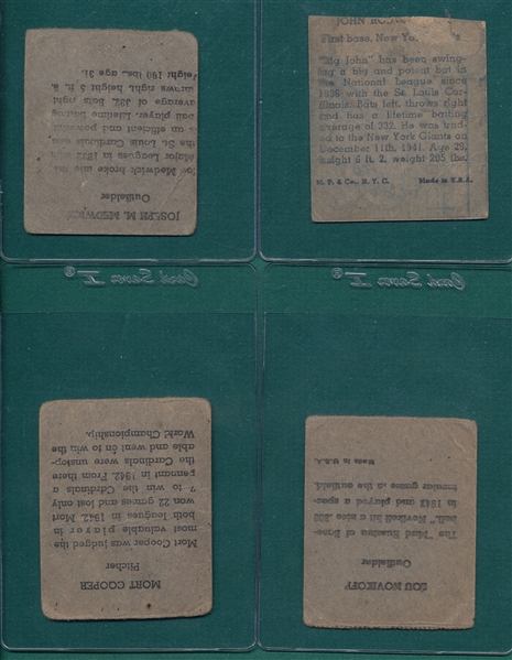 1943 M. P. & Co.Lot of (7) W/ Foxx