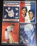 1953-68 Washington Senators Years Lot of (16) W/ Killebrew Cover