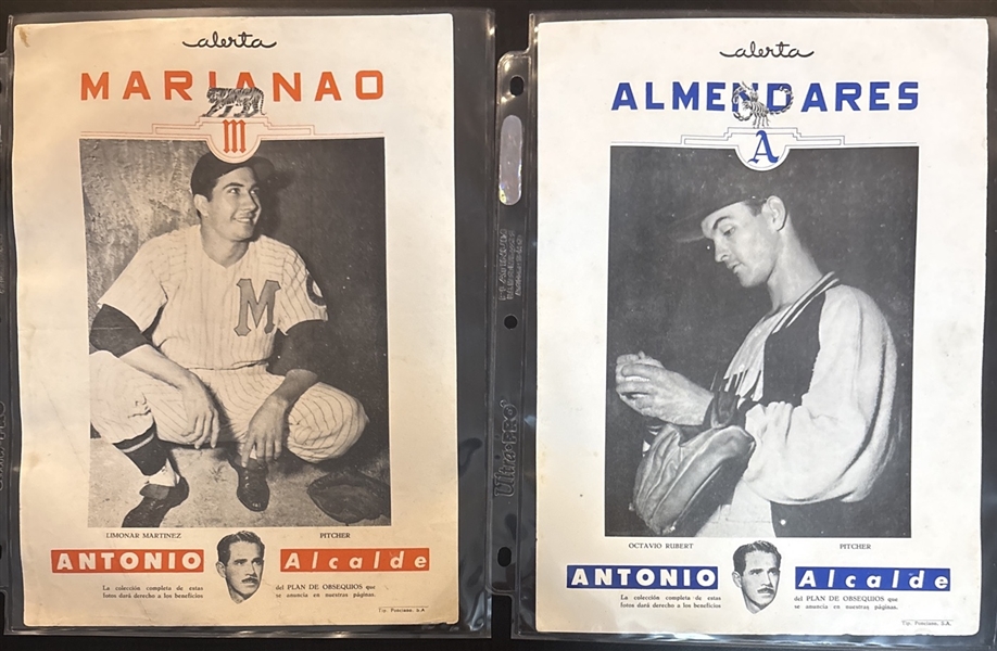 1949-50 Alerta Premiums Lot of (4) W/ Hooper