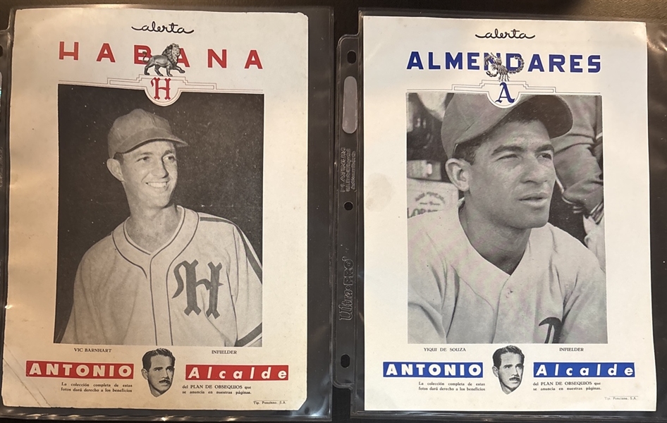 1949-50 Alerta Premiums Lot of (5) W/ Antonello