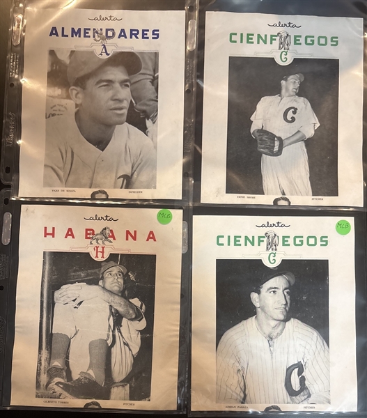 1949-50 Alerta Premiums Lot of (8) W/ Noble