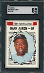 1970 Topps #462 Hank Aaron, AS, SGC 8