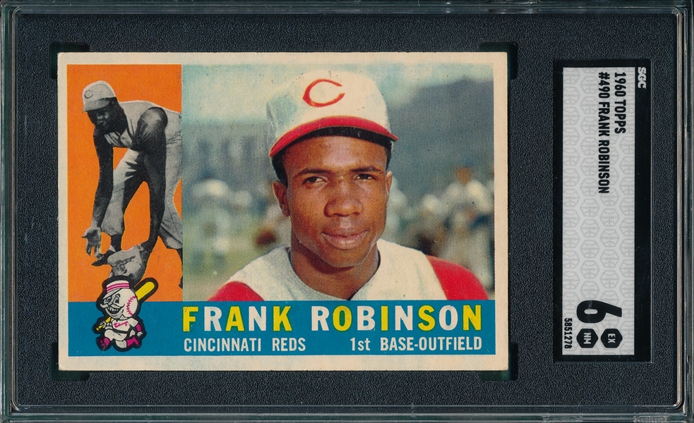 1960 Topps #490 Frank Robinson SGC 6