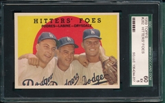 1959 Topps #262 Hitter Foes W/ Drysdale SGC 60