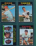 1971 Topps Lot of (4) W/ Rose