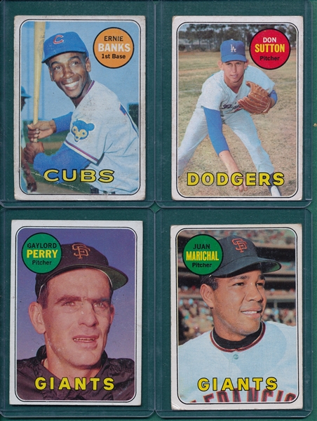 1969 Topps Lot of (560) W/ Banks