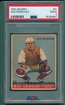 1933 Goudey #041 Gus Mancuso PSA 2