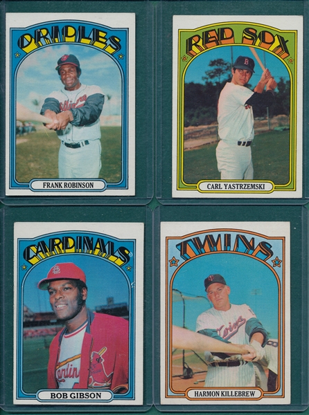 1972 Topps Lot of (400) W/ Frank Robinson