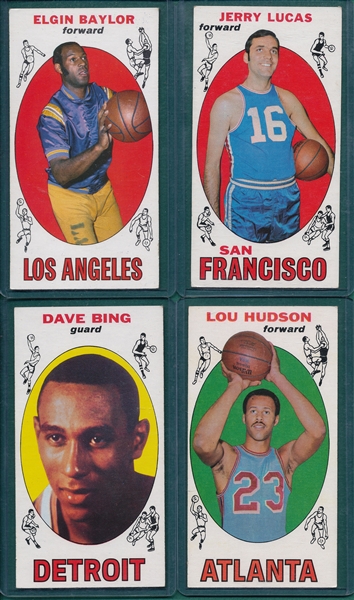 1969-82 Topps Basketball Lot of (280) W/ 1969 Oscar Robertson