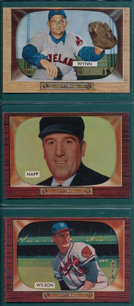 1955 Bowman Lot of (60) W/ #38 Wynn