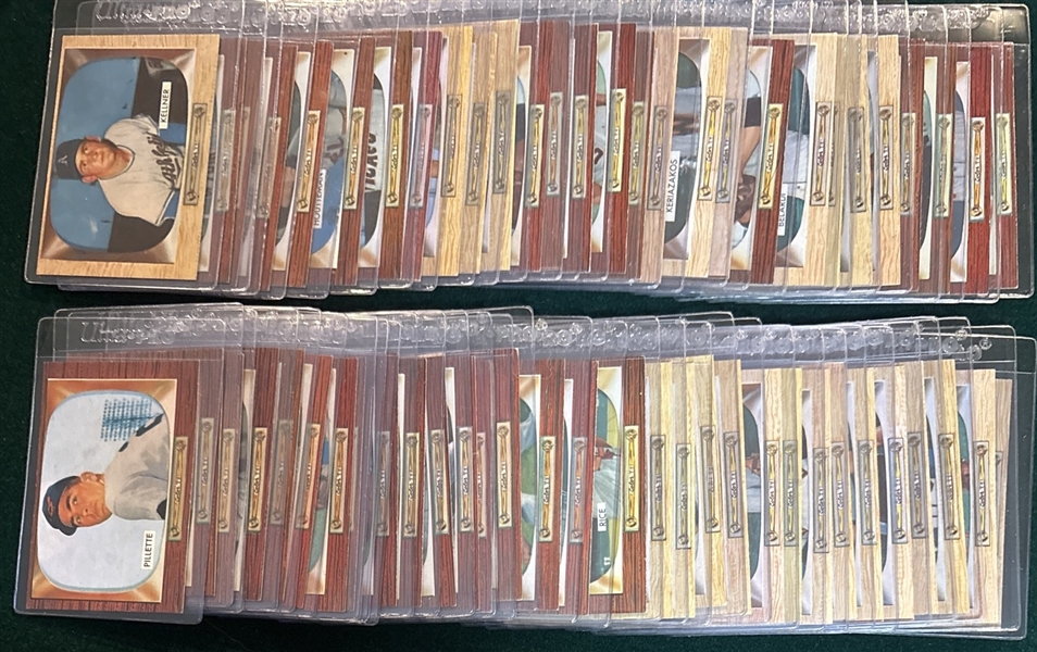 1955 Bowman Lot of (60) W/ #38 Wynn