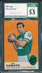 1969 Topps Football #100 Joe Namath CSG5.5