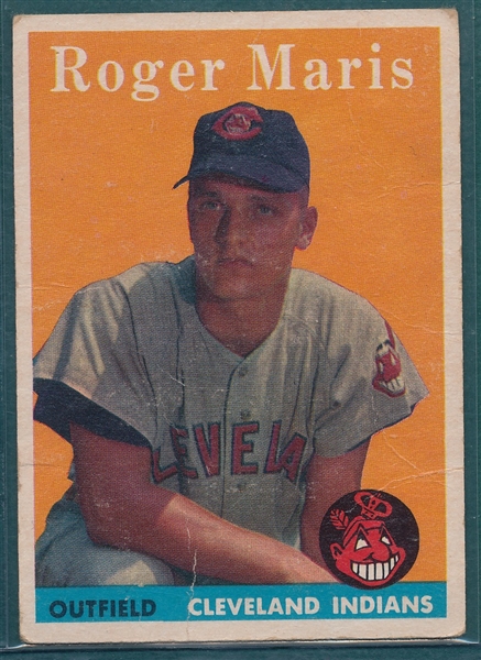 1958 Topps #47 Roger Maris, Rookie