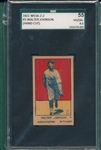1920 W516-2-2 #3 Walter Johnson SGC 55