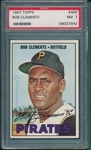 1967 Topps #400 Bob Clemente PSA 7