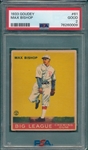 1933 Goudey #061 Max Bishop PSA 2