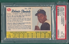 1962 Post Canadian #173 Roberto Clemente PSA 4