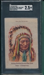1910c. S68 Silk Sitting Bull, Nebo Cigarettes, SGC 2.5
