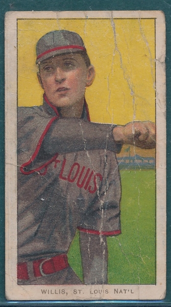 1909-1911 T206 Willis, Throwing, Polar Bear