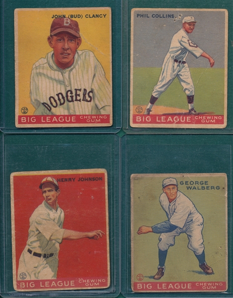 1933 Goudey Lot of (8) W/ Frisch