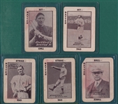 1913 National Game & Tom Barker, Lot of (5)