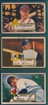 1952 Topps Lot of (18) W/ Schoendienst