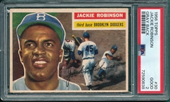 1956 Topps #30 Jackie Robinson PSA 2 *Gray*